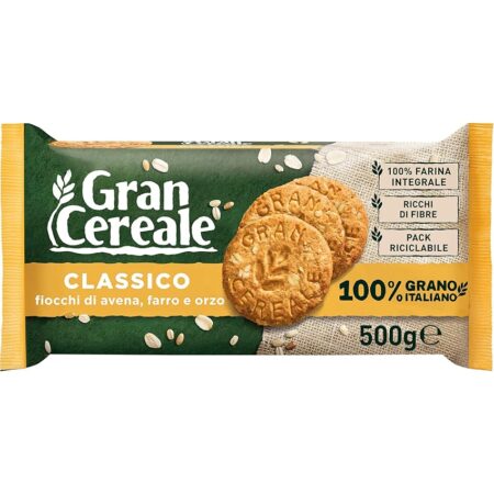 offerta a tempo: gran cereale biscotti gran cereale classico, ricchi di fibra e fosforo — 26% da 1,86 € a 1,38 €