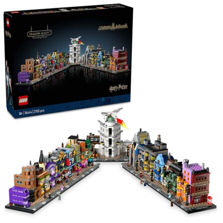 offerta a tempo: lego harry potter negozi di magia di diagon alley, miniatura da esposizione e collezione — 22% da 199,99 € a 156,68 €