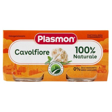 offerta a tempo: plasmon omogeneizzato cavolfiore 2x80g (12 confezioni) — 9% da 17,88 € a 16,19 €