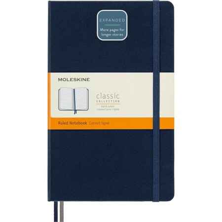 offerta a tempo: moleskine classic notebook expanded, taccuino a righe — 27% da 32,90 € a 23,99 €