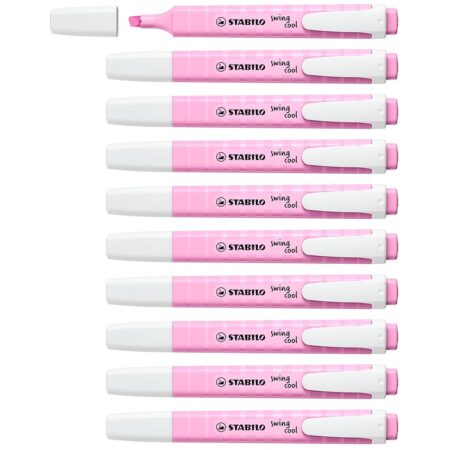 offerta a tempo: stabilo swing cool pastel evidenziatore confezione da 10 — 22% da 18,00 € a 13,99 €