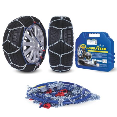offerta a tempo: goodyear catene da neve g7, catene neve 7 mm — 15% da 69,90 € a 59,63 €