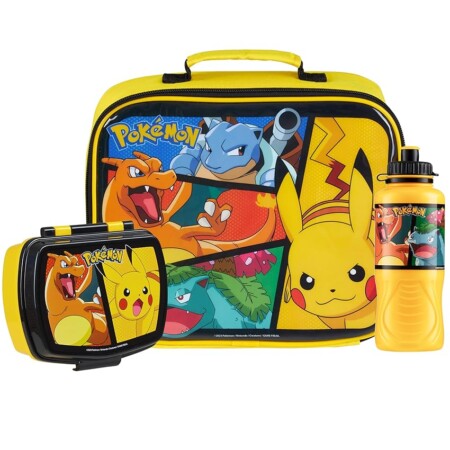 offerta a tempo: pokémon porta pranzo termico + lunch box e borraccia — 46% da 27,99 € a 15,25 €