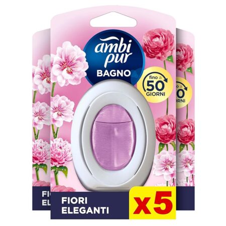 offerta a tempo: ambi pur bagno, profumatore per ambienti ad azione continua eliminazione e prevenzione degli odori — 38% da 25,99 € a 15,99 €