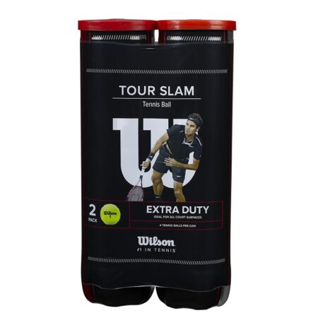offerta a tempo: wilson wrt115302 palline da tennis tour slam, 2 tubi con 4 palline ciascuno — 9% da 15,92 € a 14,53 €