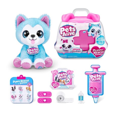 offerta a tempo: pets alive pet shop surprise series 3 puppy rescue by zuru, wolf dog — 15% da 17,99 € a 15,25 €