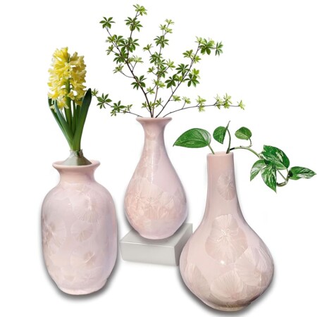 offerta a tempo: set di 3 vasi in ceramica per fiori — 60% da 24,99 € a 9,99 €