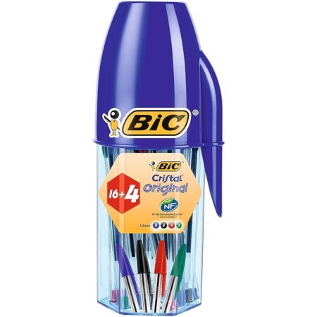 offerta a tempo: bic cristal original, set penne colorate a sfera — 37% da 9,69 € a 6,09 €