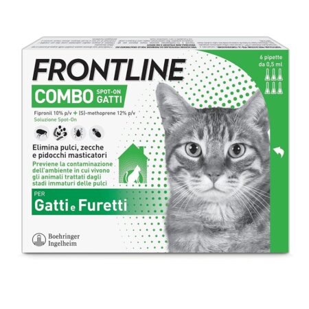 offerta a tempo: frontline combo, 6 pipette — 21% da 44,10 € a 34,99 €