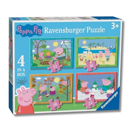 offerta a tempo: ravensburger puzzles peppa pig 4 stagioni 4 pack | puzzle bambini 3 anni in su | — 15% da 8,99 € a 7,64 €
