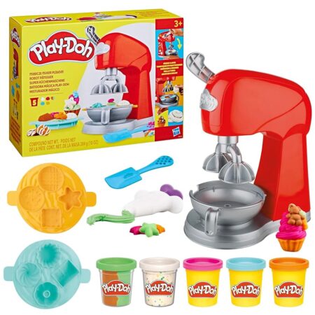offerta a tempo: play doh kitchen creations il magico mixer, impastatrice giocattolo con finti accessori da cucina — 37% da 22,99 € a 14,49 €