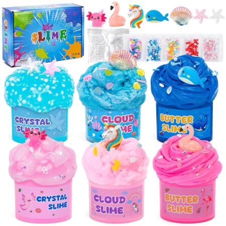 offerta a tempo: set di 6 slime per bambini — 41% da 15,99 € a 9,49 €