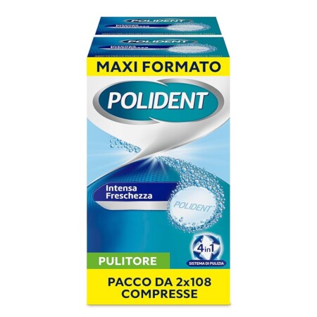 offerta a tempo: polident intensa freschezza, pulitore quotidiano per protesi dentale con agente antibatterico — 25% da 17,02 € a 12,74 €