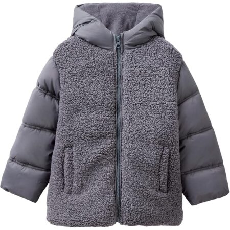 offerta a tempo: united colors of benetton giacca 2vjrgn00u bambini e ragazzi, grigio antracite 903 — 10% da 59,95 € a 54,19 €