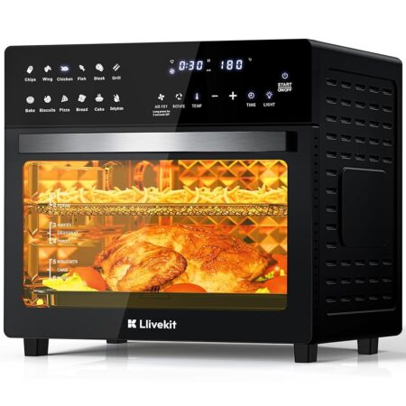 offerta a tempo: friggitrice 26 litri, mini forno ad aria calda per pizza — 20% da 199,99 € a 159,99 €