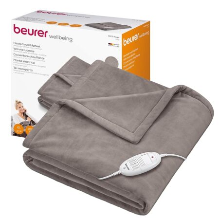 offerta a tempo: beurer coperta elettrica con dispositivo di termoregolazione e 6 livelli di temperatura — 43% da 70,35 € a 39,99 €