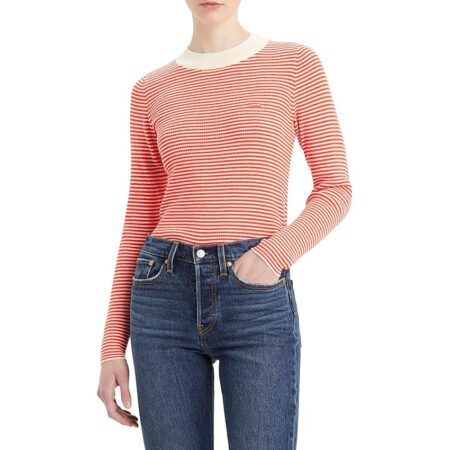 offerta a tempo: levi's crew rib sweater felpa donna — 39% da 70,00 € a 42,90 €