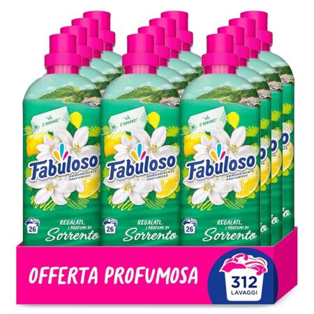 offerta a tempo: fabuloso ammorbidente concentrato i regalati l'italia con profumi di sorrento 12x585ml — 20% da 29,99 € a 23,99 €