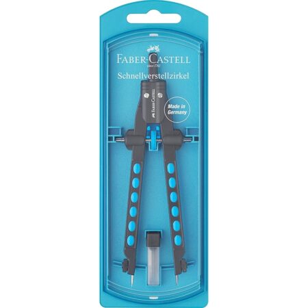 offerta a tempo: faber castell compasso, pearl blue — 17% da 12,49 € a 10,37 €