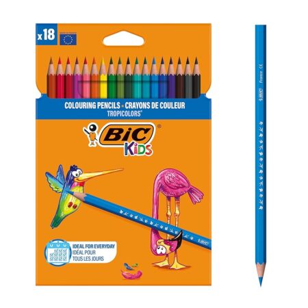 offerta a tempo: bic set di 18 matite colorate — 65% da 7,90 € a 2,79 €