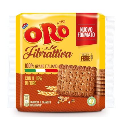 offerta a tempo: oro saiwa fibrattiva biscotti integrali 420gr. — 30% da 2,49 € a 1,74 €