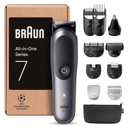 offerta a tempo: braun rifinitore all in one series 7, rasoio elettrico barba 12in1 — 36% da 99,99 € a 63,99 €