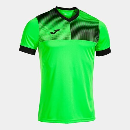 offerta a tempo: joma maglia a manica corta uomo eco supernova verde fluorescente nero — 38% da 29,00 € a 17,99 €