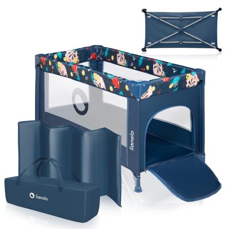 offerta a tempo: lionelo stefi lettino neonato da viaggio pieghevole con materasso — 15% da 59,99 € a 50,99 €