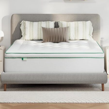 offerta a tempo: novilla topper matrimoniale 160x190cm, topper materasso extra — 10% da 44,64 € a 40,18 €