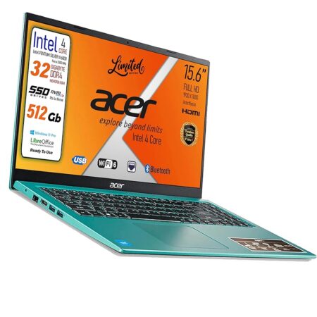 offerta a tempo: acer notebook ultraleggero intel n6000 4core, ram 32gb ssd m2 pci 512gb — 11% da 579,00 € a 514,00 €