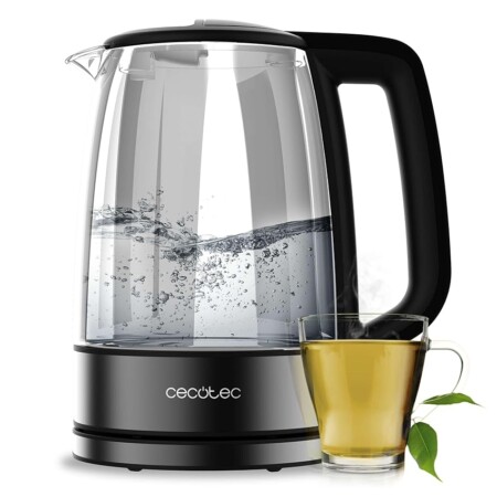 offerta a tempo: cecotec bollitore elettrico per acqua da 1,7 l thermosense 340 clear. 2200w — 32% da 21,90 € a 14,90 €