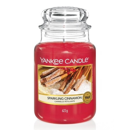offerta a tempo: yankee candle candele in giara, cannelle scintillante — 30% da 34,90 € a 24,39 €