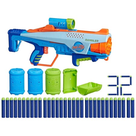 offerta a tempo: nerf blaster giocattolo con 32 dardi — 81% da 49,99 € a 9,50 €