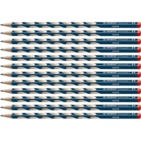 offerta a tempo: stabilo easygraph s matita ergonomica triangolare sottile per destrimani — 13% da 17,40 € a 15,09 €