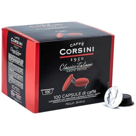 offerta a tempo: caffè corsini classico italiano, capsule compatibili lavazza — 12% da 21,65 € a 18,99 €