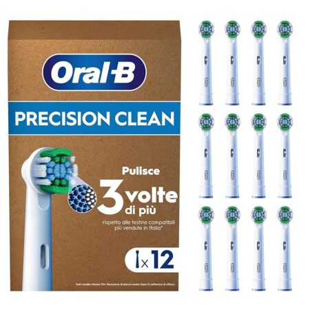 offerta a tempo: oral b 12 testine di ricambio per spazzolino elettrico — 30% da 39,90 € a 27,99 €