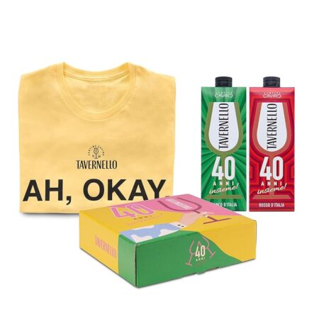 offerta a tempo: tavernello t shirt + 2l di vino bianco / rosso ?️taglia scontata: xl — 44% da 19,90 € a 11,13 €