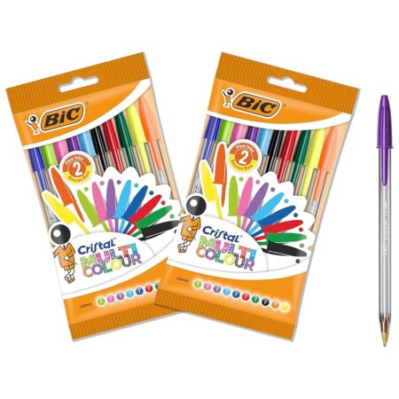offerta a tempo: bic cristal multicolour, penne colorate a sfera — 15% da 10,59 € a 8,99 €