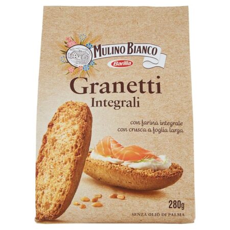 offerta a tempo: mulino bianco crostini granetti integrali — 38% da 2,03 € a 1,25 €