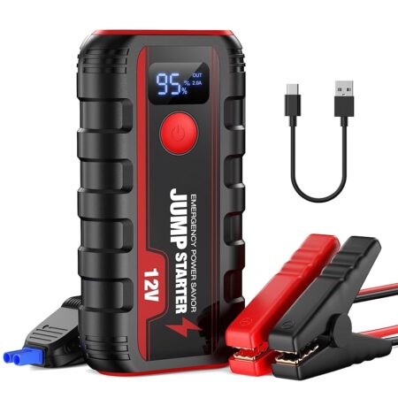 offerta a tempo: booster avviamento auto avviatore batteria portatile moto emergenza jump starter — 5% da 29,99 € a 28,49 €
