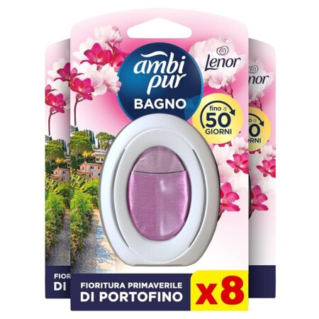 offerta a tempo: ambi pur bagno lenor portofino, deodorante per ambienti ad azione continua eliminazione — 18% da 27,92 € a 22,99 €