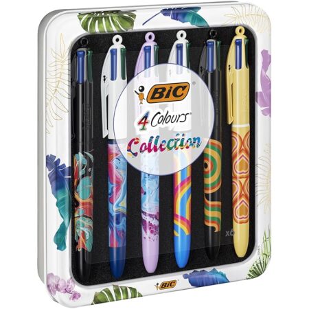 offerta a tempo: bic 4colori collection, penne colorate a sfera — 17% da 24,10 € a 19,89 €