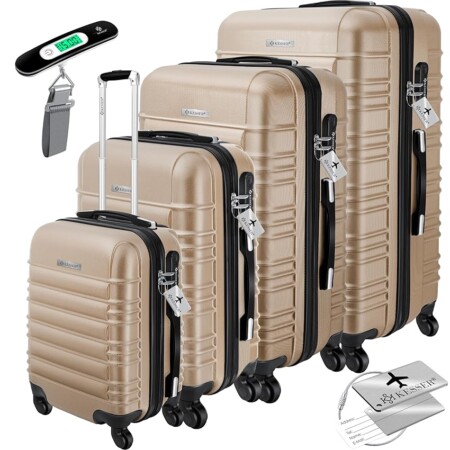 offerta a tempo: kesser® set di 4 valigie rigide, valigia da viaggio — 34% da 167,80 € a 110,80 €