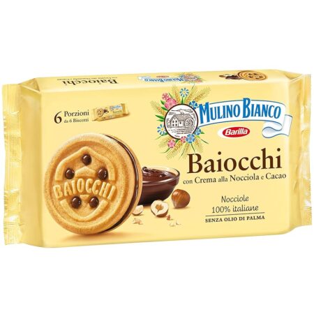 offerta a tempo: mulino bianco biscotti baiocchi 6 porzioni — 36% da 3,35 € a 2,15 €