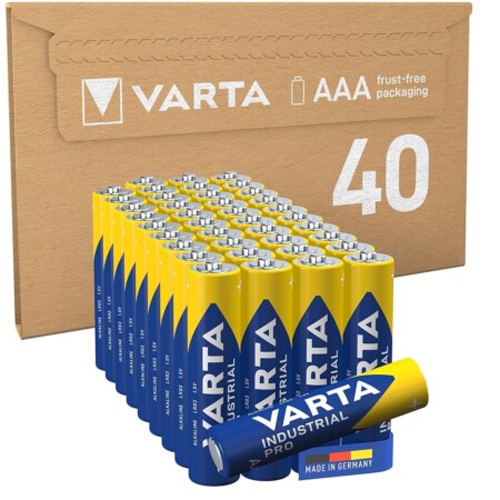 offerta a tempo: varta pile aaa, confezione da 40 — 13% da 16,99 € a 14,70 €