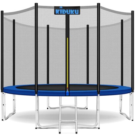 offerta a tempo: kiduku® trampolino, tappeto elastico per giardino Ø 305 cm | set completo con rete di sicurezza — 16% da 224,90 € a 189,80 €