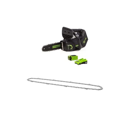 offerta a tempo: greenworks motosega a batteria con impugnatura superiore, motore brushless — 23% da 299,98 € a 229,99 €