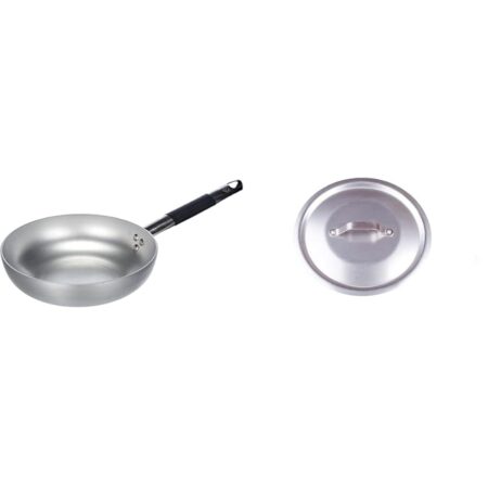 offerta a tempo: pentole agnelli almc111bpic24 linea alluminio induzione padella svasata alta — 22% da 70,49 € a 55,11 €