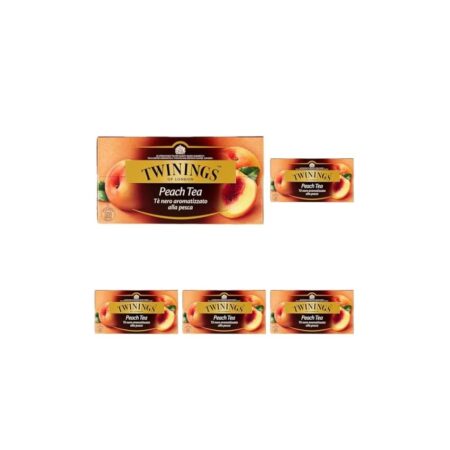 offerta a tempo: twinings, tè nero aromatizzato alla pesca dal sapore fresco e delicato — 15% da 18,45 € a 15,70 €