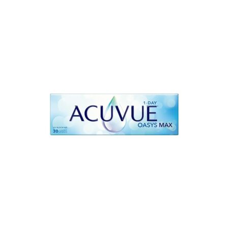 offerta a tempo: acuvue oasys max 1 day, lenti a contatto giornaliere; comfort tutto il giorno e visione nitida — 30% da 33,34 € a 23,42 €